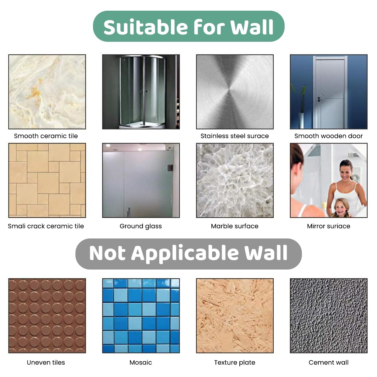 HASTHIP 2Pcs Self-Adhesive Handheld Shower Holder- Adjustable Waterproof Wall Mount Bracket Hand Shower Holder for Bathroom Toilet HASTHIP 2Pcs Self-Adhesive Handheld Shower Holder- Adjustable Waterproof Wall Mount Bracket Hand Shower Holder for Bathroom Toilet
